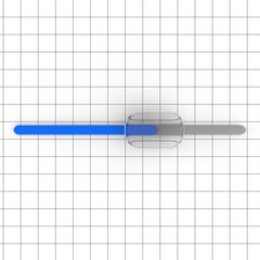 Slider abstract glass Control Visual Representation