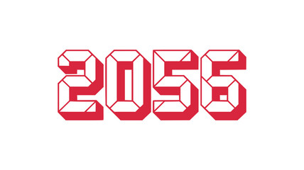 2056 Futuristic Year Design.