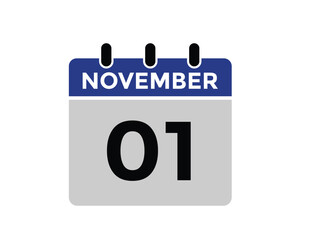 
4 November, calendar date icon. 4 November Calendar Date for Deadlines or Appointment. Day, month. vector illustration.
