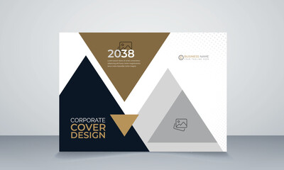 Modern business annual report horizontal
