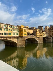 Fototapeta premium ponte vecchio florence italy