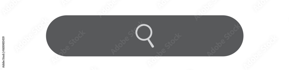 Poster simple search bar as part of user interface design. vector illustration.