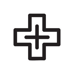 Obraz premium Medical symbol for healthcare and emergency services use