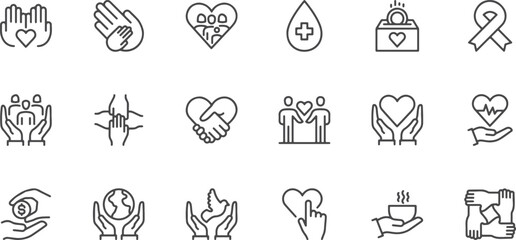 Healthcare and Wellness Icons – Doctor, Stethoscope, Heartbeat, Medical, Wellness, Hospital, Heart, First Aid, Therapy, Health Care, Pulse, Body Care, Life Support, Recovery, Clinic, Icon Set, Medicin