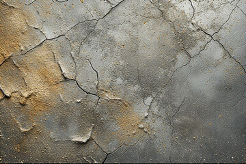 Textured Cracked Surface with Golden Speckles.