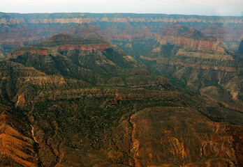 Aerial View Grand Canyon Arizona