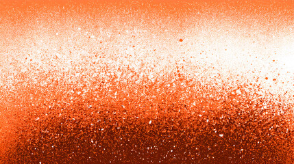 Vibrant orange and white speckled texture creates an energetic and dynamic abstract background