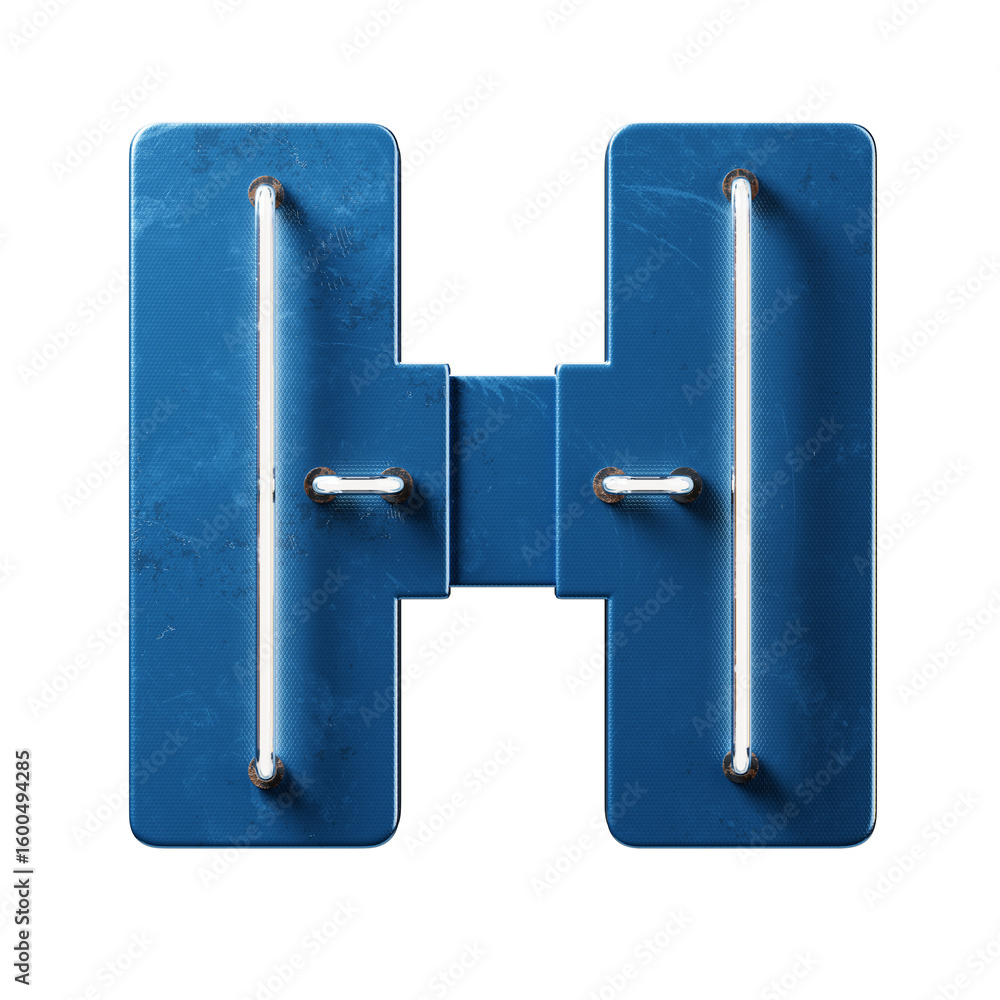 Poster bright neon font with fluorescent tubes.metallic futuristic cyberpunk alphabet. 3d rendering isolate
