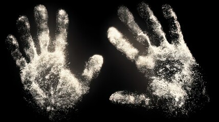 background, handprint, dark, hand, human, design, art, texture, palm, pattern, abstract, shape, fingers, finger, color, paint, creative, textured, black, sign, imprint, print, two, illustration, child
