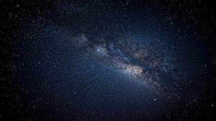 Star-studded night sky showcasing the Milky Way with high ISO settings