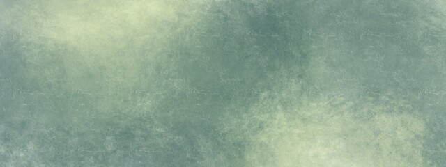 Green textured grunge background with soft cloudy pattern and subtle cracks