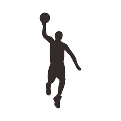 basketball player silhouette