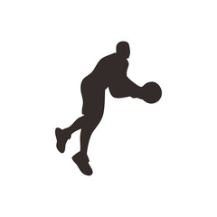 basketball player silhouette