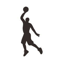 basketball player silhouette