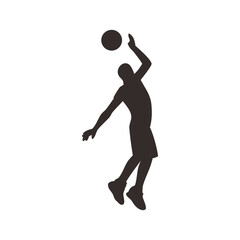 basketball player silhouette