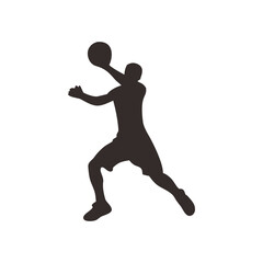 basketball player silhouette