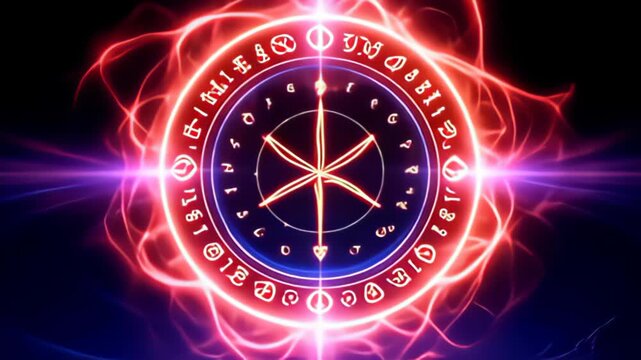 ampere homocentric roofy of beam wave outward, the Runic perimeter shot inscribe with radiant glyph egress indiana discriminating detail, beleaguer away lively impulse ripple that ebbing