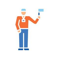 guide color flat icon.