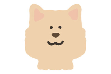 イヌの可愛い手描きアイコン