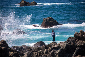 The scenery of Cape Muroto in Kochi Prefecture, Japan