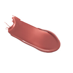 nude brown glossy lipstick smear, cosmetics beauty product texture, liquid blush, lipstick, lipgloss swatch