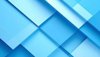 Fototapeta premium Abstract geometric pattern, light blue