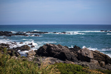 The scenery of Cape Muroto in Kochi Prefecture, Japan