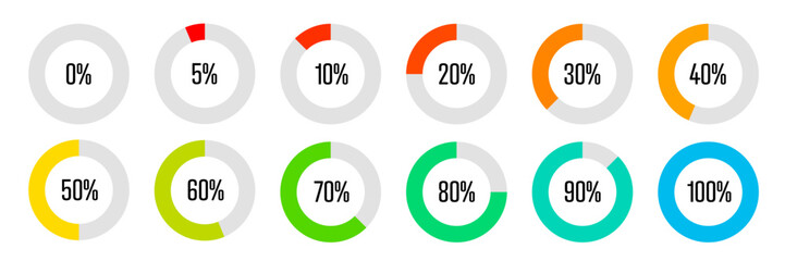 Loading progress vector. Loading icon