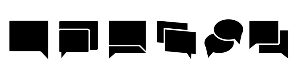 Chat icon set. Chat icon.