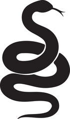 Snake silhouette vector,  Snake icon silhouette vector illustration design 