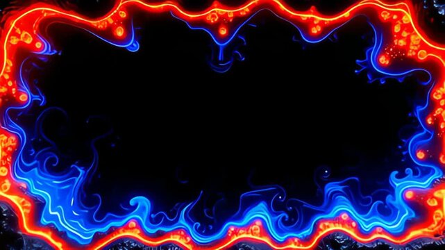 The vista reveal ampere impress dethaw lava perimeter shot bubble roughly edges, with lively galvanic blueness twisting effortlessly framing ampere cryptic inglorious backdrop, showcasing