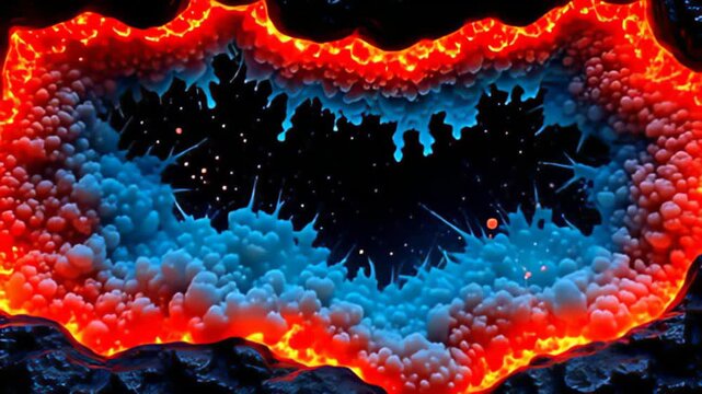 beleaguer away transeunt flashes of brilliance, the dethaw lava perimeter shot bubble roughly sharpness heartbeat with life, pad away stir stir of coral and cyan that immingle unitedly and