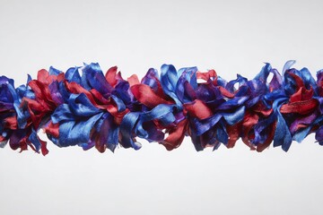 Patriotic Garland is a festive garland featuring the American flag