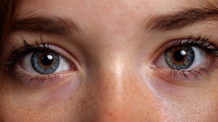 image of a persons eyes adjusting as a persistent bright glow appears demonstrating the eyes sensory adaptation to light intensity.