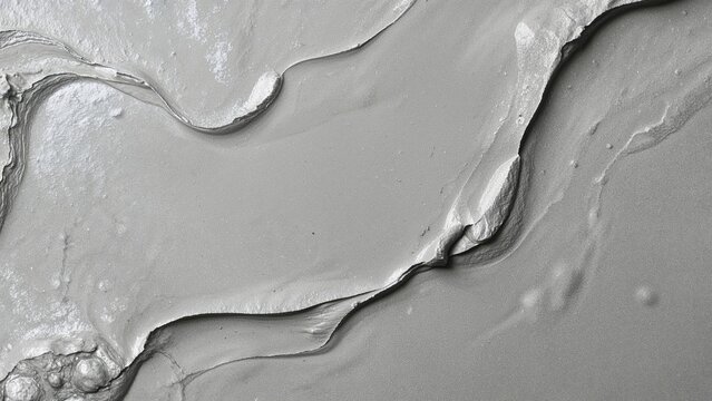 Cosmetic mask with gray kaolin clay texture as background