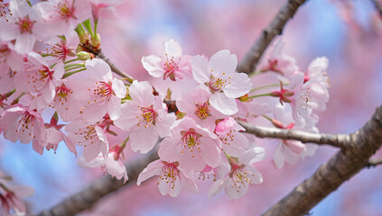 pink cherry blossom