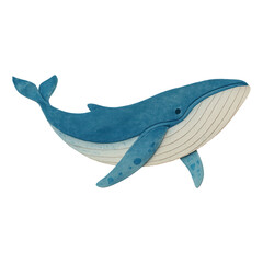 PNG Blue whale cartoon illustration