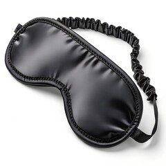 Comfortable Black Silk Sleeping Eye Mask Mockup