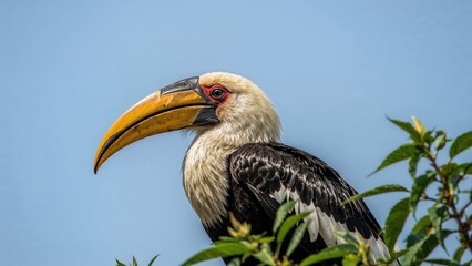 Obraz premium Stately Hornbill Avian