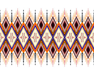 abstract Traditional geometric ethnic fabric pattern ornate elements with ethnic patterns design for textiles, rugs, clothing, sarong, scarf, batik, wrap, embroidery, print, curtain, carpe