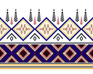 abstract Traditional geometric ethnic fabric pattern ornate elements with ethnic patterns design for textiles, rugs, clothing, sarong, scarf, batik, wrap, embroidery, print, curtain, carpe