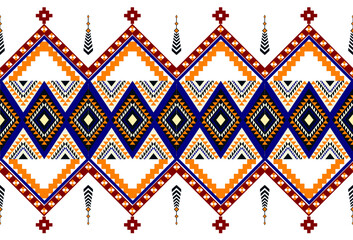 abstract Traditional geometric ethnic fabric pattern ornate elements with ethnic patterns design for textiles, rugs, clothing, sarong, scarf, batik, wrap, embroidery, print, curtain, carpe