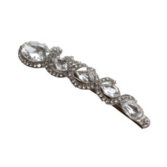 Elegant hair accessory featuring sparkling rhinestones and intricate design, perfect for special occasions or adding glamour to any hairstyle