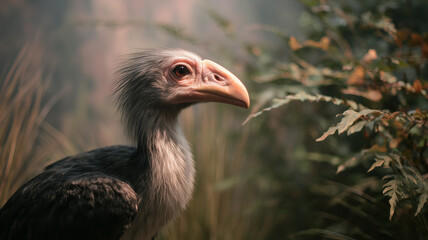 Fototapeta premium This depiction of extinct animals like the dodo bird and moa reveals a glimpse into their lost world.