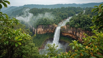 Discover Galpoththa Ella waterfall in the heart of Nawalapitiya