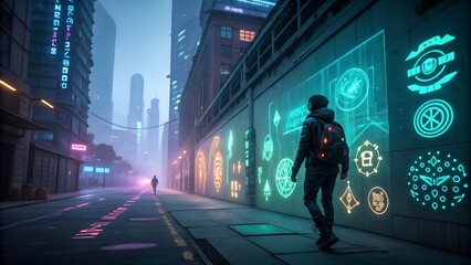 people walking in the city