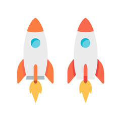 Rocket icon, rocket sign space rocket vector illustration vector