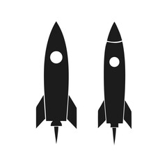 Rocket icon, rocket sign space rocket vector illustration vector