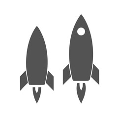 Rocket icon, rocket sign space rocket vector illustration vector