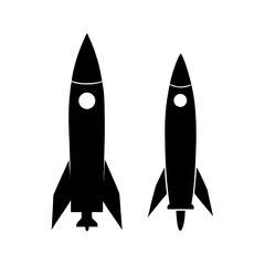 Rocket icon, rocket sign space rocket vector illustration vector